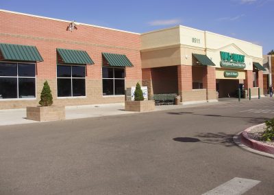 garden with stone at the Wal-Mart Market