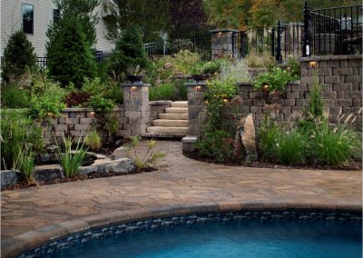 image of pool with stone