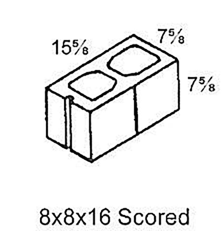 8 Inch Wide Block Southwest Block